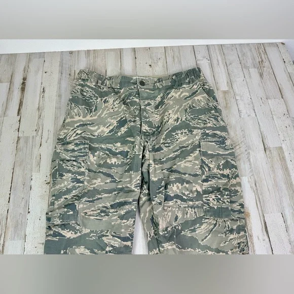 US Air Force Tactical Pants Military Mens 38x30 Green Digital Camo Cargo - Picture 3 of 12